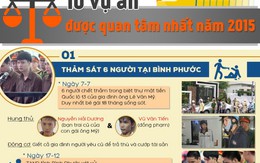 10 vụ án chấn động dư luận năm 2015