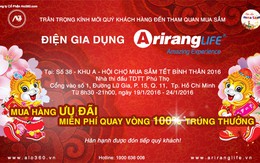 ​Điện gia dụng ArirangLife tại hội chợ mua sắm tết 2016