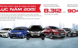 ​2015 – Năm thành công rực rỡ nhất của Honda Ô tô Việt Nam!