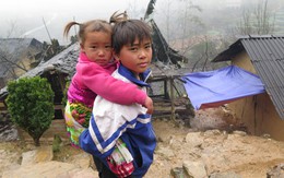 Trẻ em vùng tuyết tan