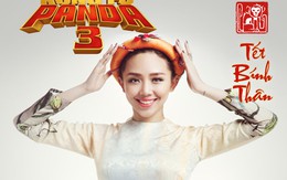 Kungfu Panda 3: Thái Hòa, Tóc Tiên, Hiếu Hiền chụp ảnh mừng xuân