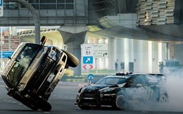 Đã mắt với màn "đốt lốp" thần thánh của Ken Block