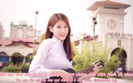 Clip hot girl Malaysia hát tiếng Việt "Em nhớ anh" giữa Sài Gòn