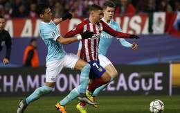 ​Atletico và Man City vào tứ kết Champions League