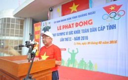 Ngày chạy Olympic tại huyện đảo Lý Sơn