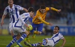 Quật ngã Barca, Sociedad gia tăng hấp dẫn cho cuộc đua vô địch
