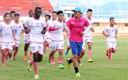 CLB Sài Gòn tập buổi đầu tiên tại TP.HCM