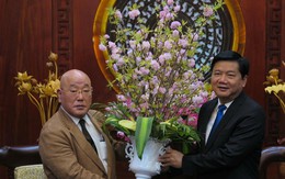 Bí thư Thăng đề nghị Nhật nghiên cứu giống anh đào trồng ở TP.HCM