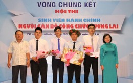 Nguyễn Văn Phúc đạt "Đỉnh cao sinh viên học viện Hành chính"