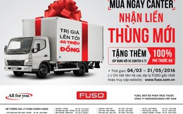 ​FUSO Việt Nam thực hiện đợt 2 “Mua ngay Canter, nhận liền thùng mới”
