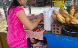 Giấc ngủ trên  xe bánh mì