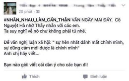 Lộ đề thi môn Ngữ văn là thông tin thất thiệt