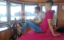 Kiến nghị tước bằng người lái tàu bằng chân trên vịnh Hạ Long