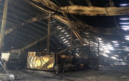 Sau vụ cháy, 600 công nhân xưởng nến tạm thời nghỉ việc