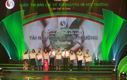 26 tác phẩm đạt giải báo chí về Tài nguyên và Môi trường lần thứ III