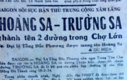 Năm 1974, đường Hoàng Sa và Trường Sa ở Sài Gòn