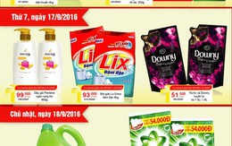 ​Siêu thị Co.opmart “xả hàng” bột giặt, nước rửa chén, dầu gội đầu