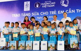 Trao tặng 87.000 ly sữa cho trẻ em Cần Thơ