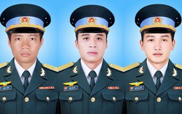 Truy thăng quân hàm cho 3 phi công tử nạn