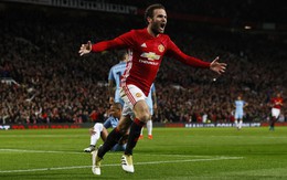 Mata lập công , M.U phục thù M.C ở EFL Cup