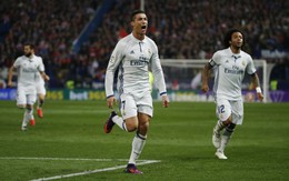 ​Ronaldo lập hat-trick, Real đè bẹp Atletico