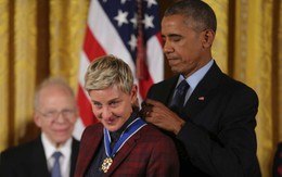 Ellen DeGeneres nhận Huân chương Tự do của tổng thống Mỹ