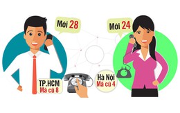 Hà Nội: 24, TP.HCM: 28, đổi mã vùng điện thoại 59 tỉnh thành