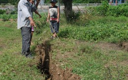 Thêm điểm sụt lún mới đe dọa quốc lộ 1 tại Phú Yên