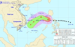 Bão số 10 vào biển Đông