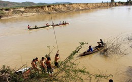 Chìm sà lan trên sông Krông Ana, 2 phụ nữ thiệt mạng