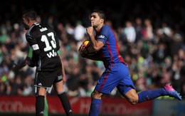 ​Trọng tài mắc sai lầm, Barcelona bị Betis cầm chân