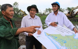 Mưa làm giảm độ mặn trên sông Tiền