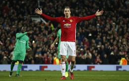 Ibrahimovic lập hat-trick, M.U đè bẹp Saint-Etienne