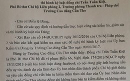 Khiển trách trưởng phòng thanh tra - pháp chế viết bình luận đăng Facebook