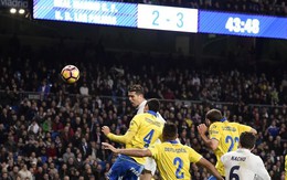 ​Ronaldo tỏa sáng, 10 người R.M thoát thua trước Las Palmas