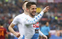 Mertens lập cú đúp, Napoli hạ Roma tại Olimpico