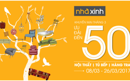 ​Nội thất Nhà Xinh ưu đãi đến 50%