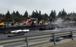 Trực thăng đụng tháp truyền hình ở Istanbul, 5 người chết