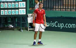 Hoàng Nam rút lui khỏi Davis Cup vì chấn thương