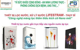 ​Máy lọc nước, thiết bị lọc nước, thiết bị xử lý nước Lifestraw - Thụy Sĩ