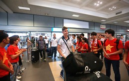 Tuyển U-20 Argentina có mặt tại Hà Nội