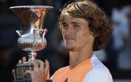 ​Đánh bại Djokovic, Zverev vô địch Rome Masters 2017