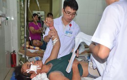 ​Thang máy rơi, 7 công nhân bị thương