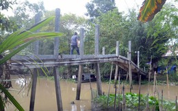 Đồng Tháp: Dân tự xây cầu gây ách tắc giao thông