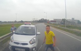 Tài xế taxi chạy ngược chiều bị tước bằng lái 2 tháng