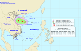 Xuất hiện bão số 4 trên biển, hướng về Thanh Hóa - Quảng Bình