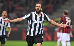 ​Higuain tỏa sáng, Juventus hạ gục Milan tại San Siro