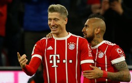 ​Lewandowski lập cú đúp, B.M thắng dễ Augsburg