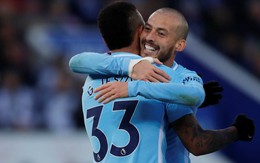 Jesus và De Bruyne giúp M.C thắng trận thứ 10 liên tiếp