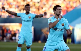 ​Suarez “nổ súng” trở lại, Barca đè bẹp Leganes